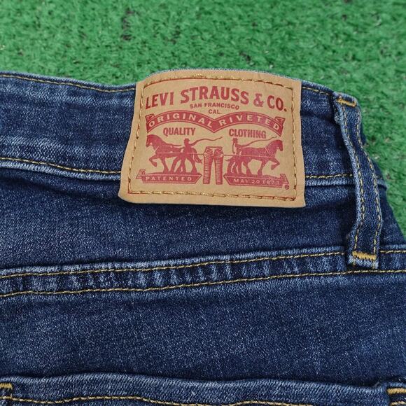 Levis 721 Jeans Womens 29 Blue High Rise Skinny Stretch Denim 28x27 Classic - Picture 6 of 9